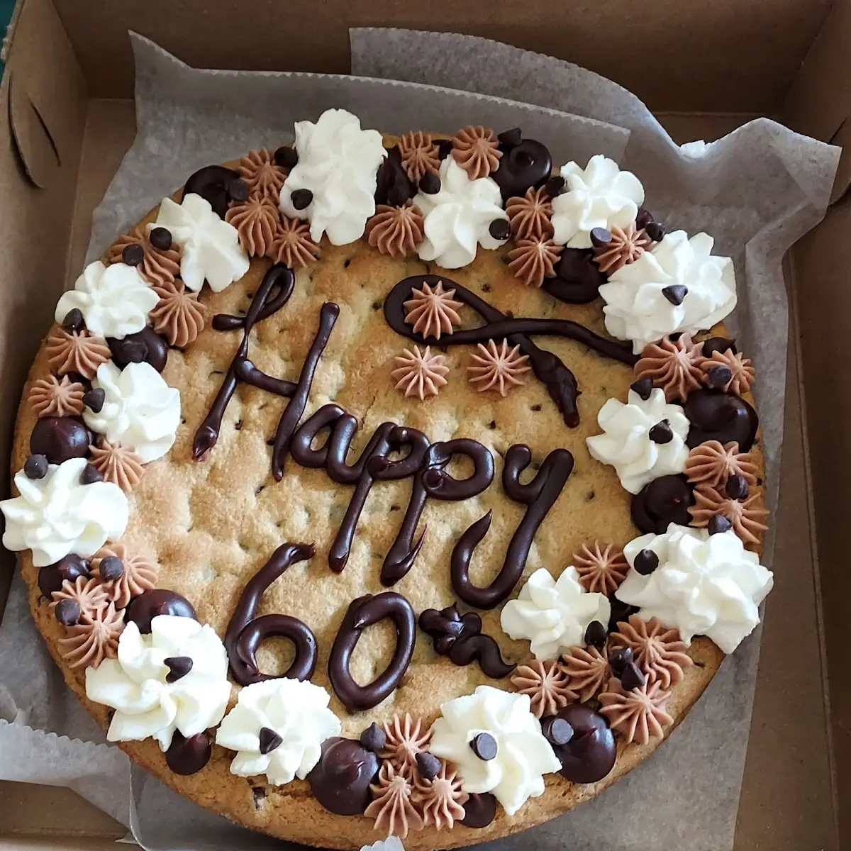 6 Inch Diameter Chocolate Chip Cookie