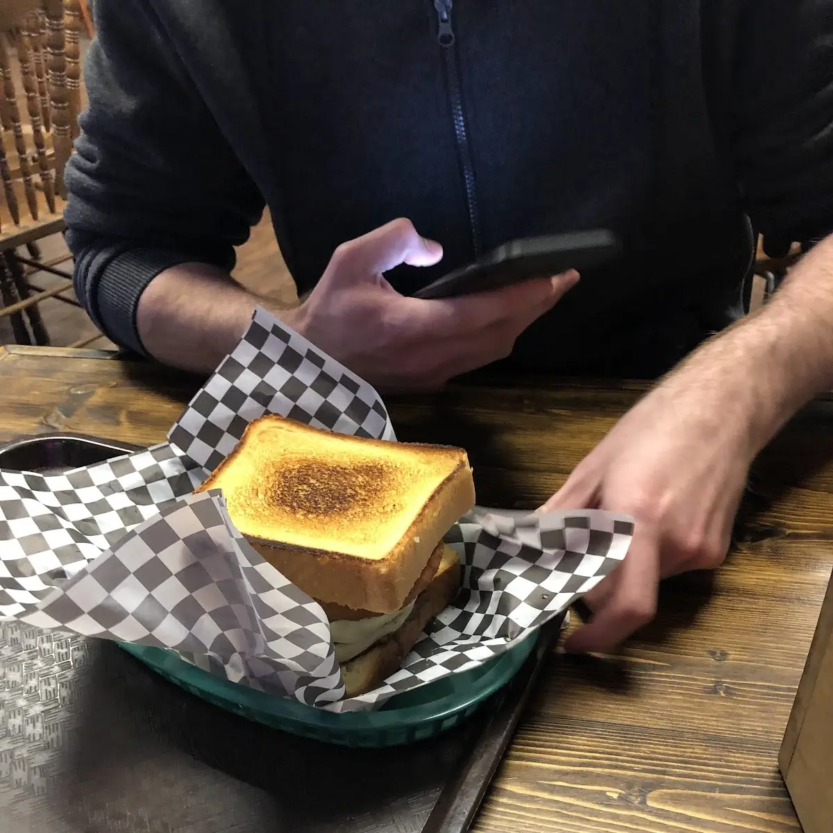 Texas Triple Grilled Cheese Sandwich
