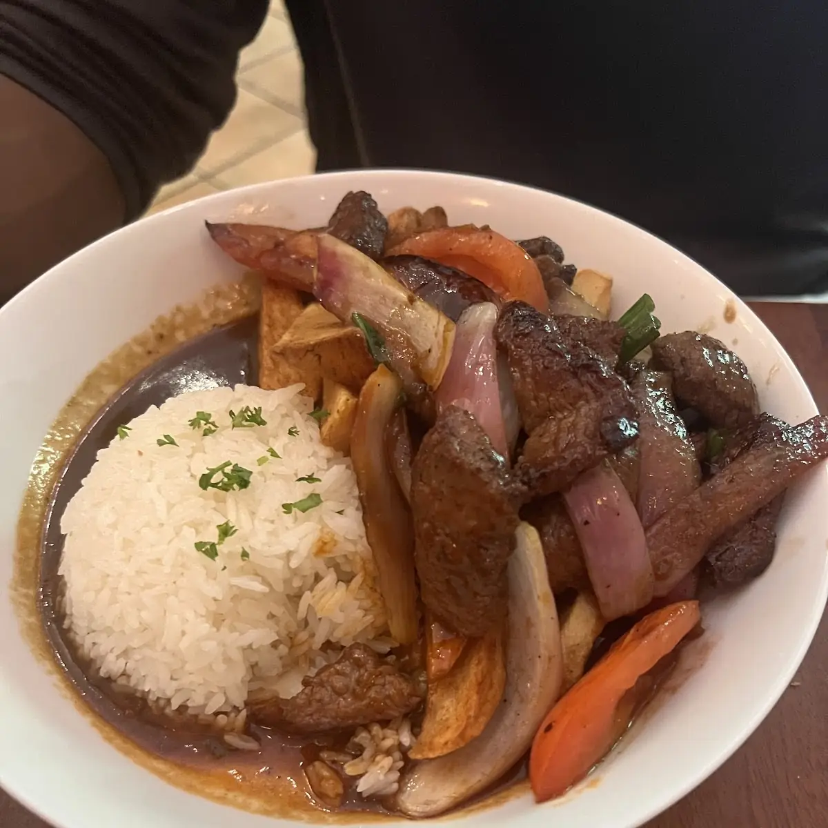 Tacu Tacu Lomo Saltado