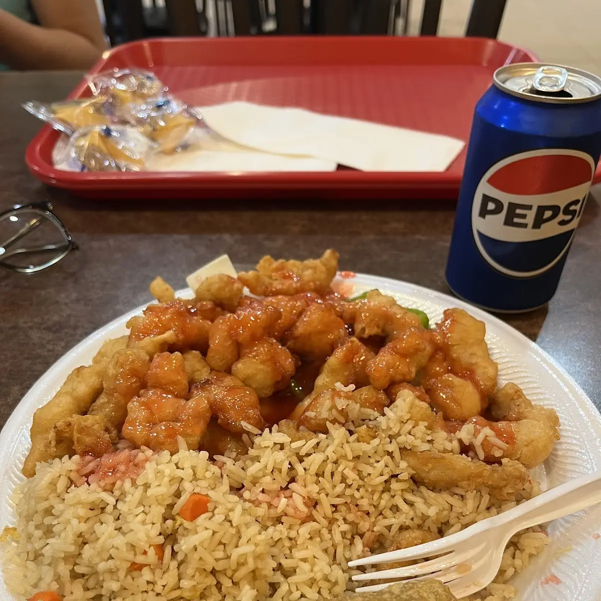 General TSO's Chicken with Fried Rice