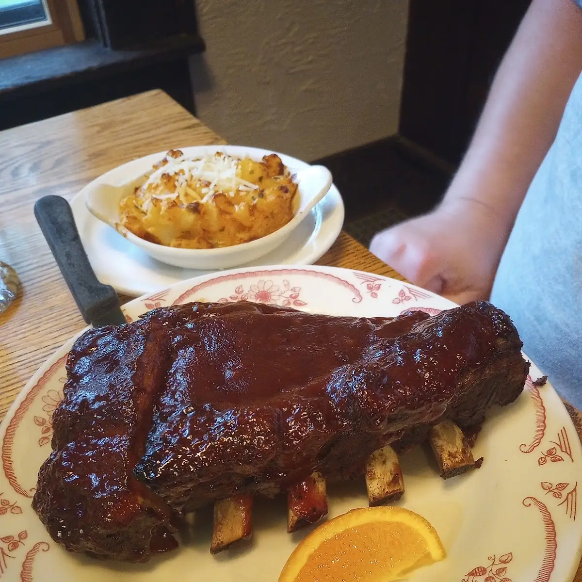 BBQ Ribs and Au Gratins