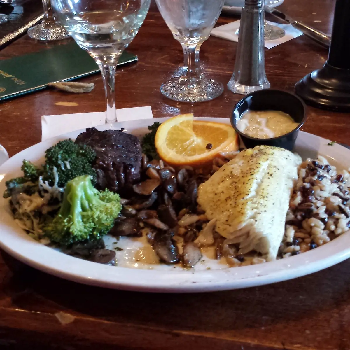 Steak and Walleye