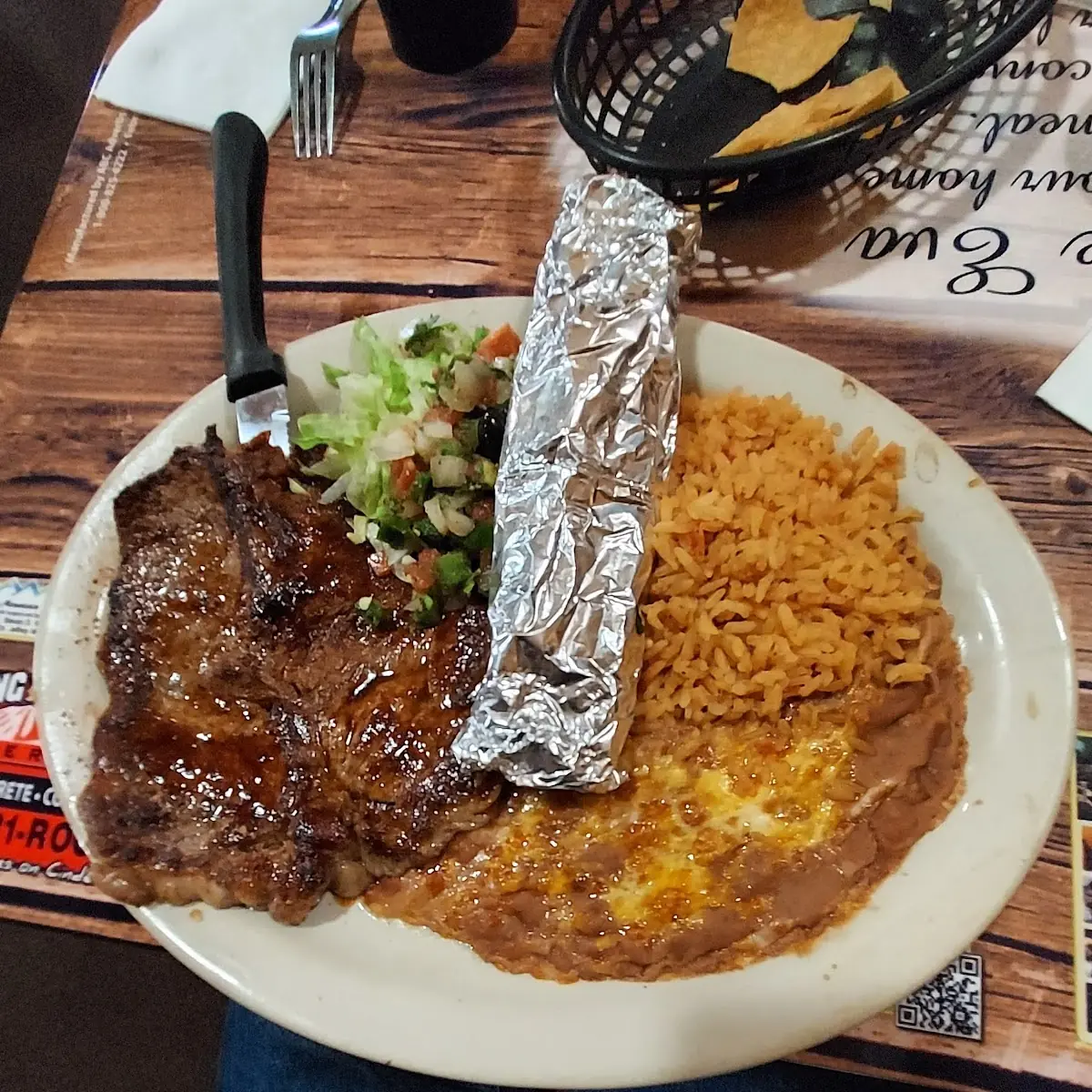 Carne Asada Plate