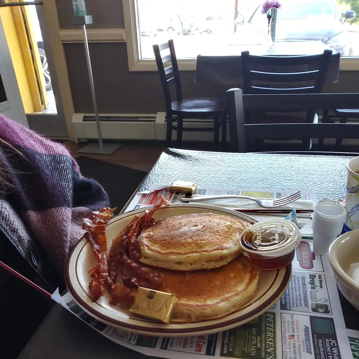 Short Stack Banana Pancakes with Bacon