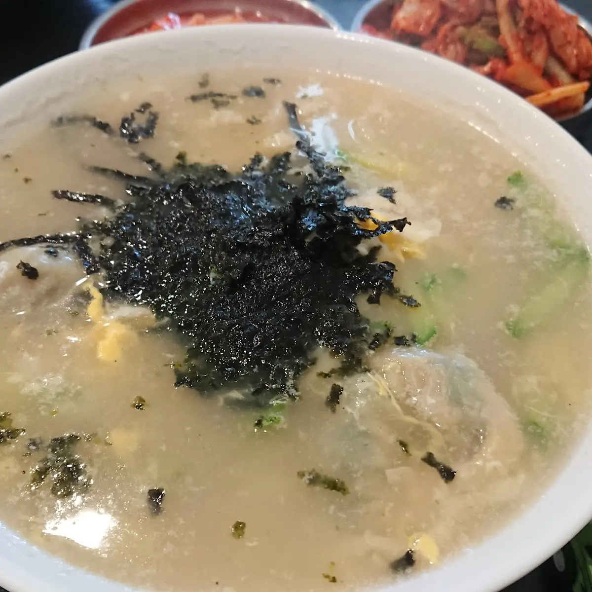 Noodle and Dumpling Soup