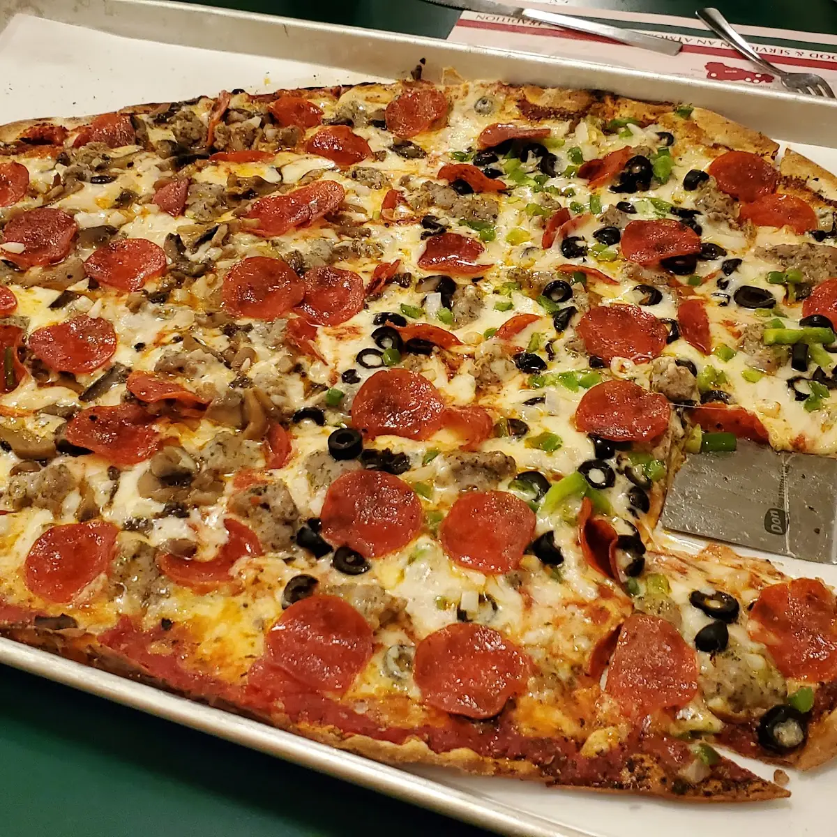 Pepperoni Sausage Pizza