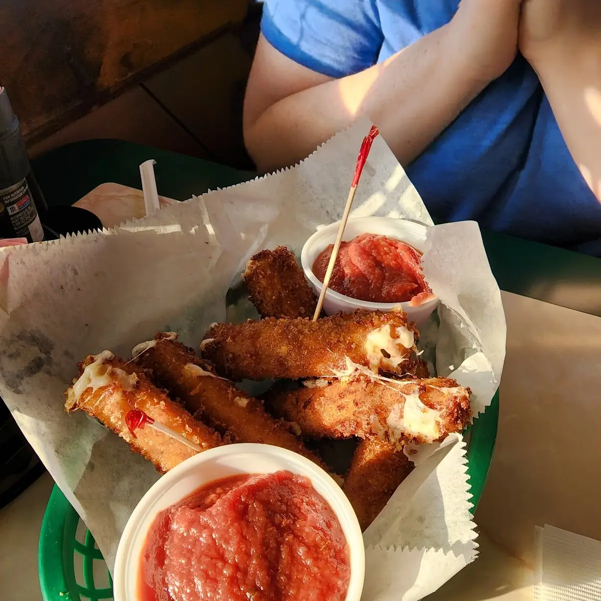 Catfish Nuggets Corn Dog Grilled Cheese