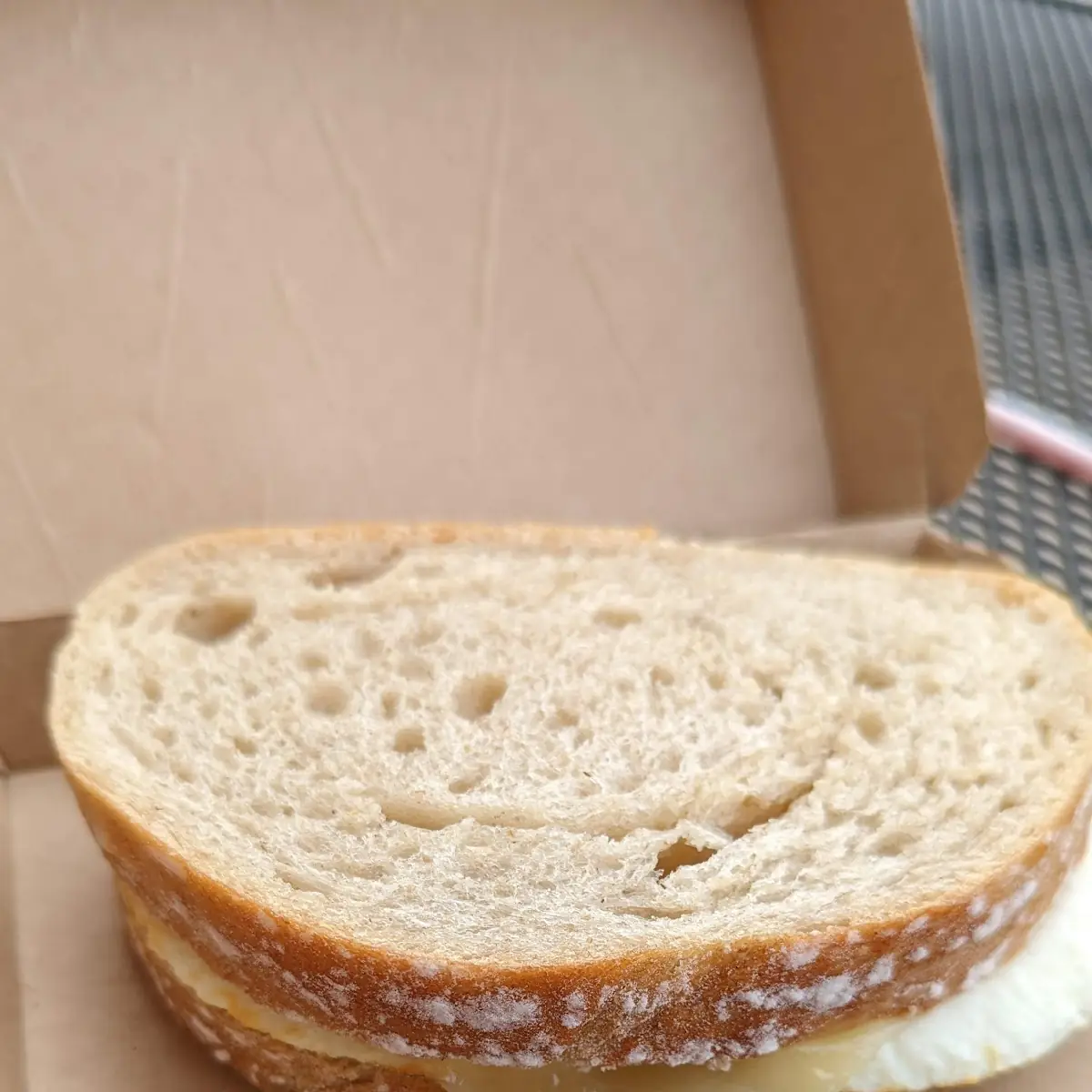 Sourdough Egg and Cheese Sandwich