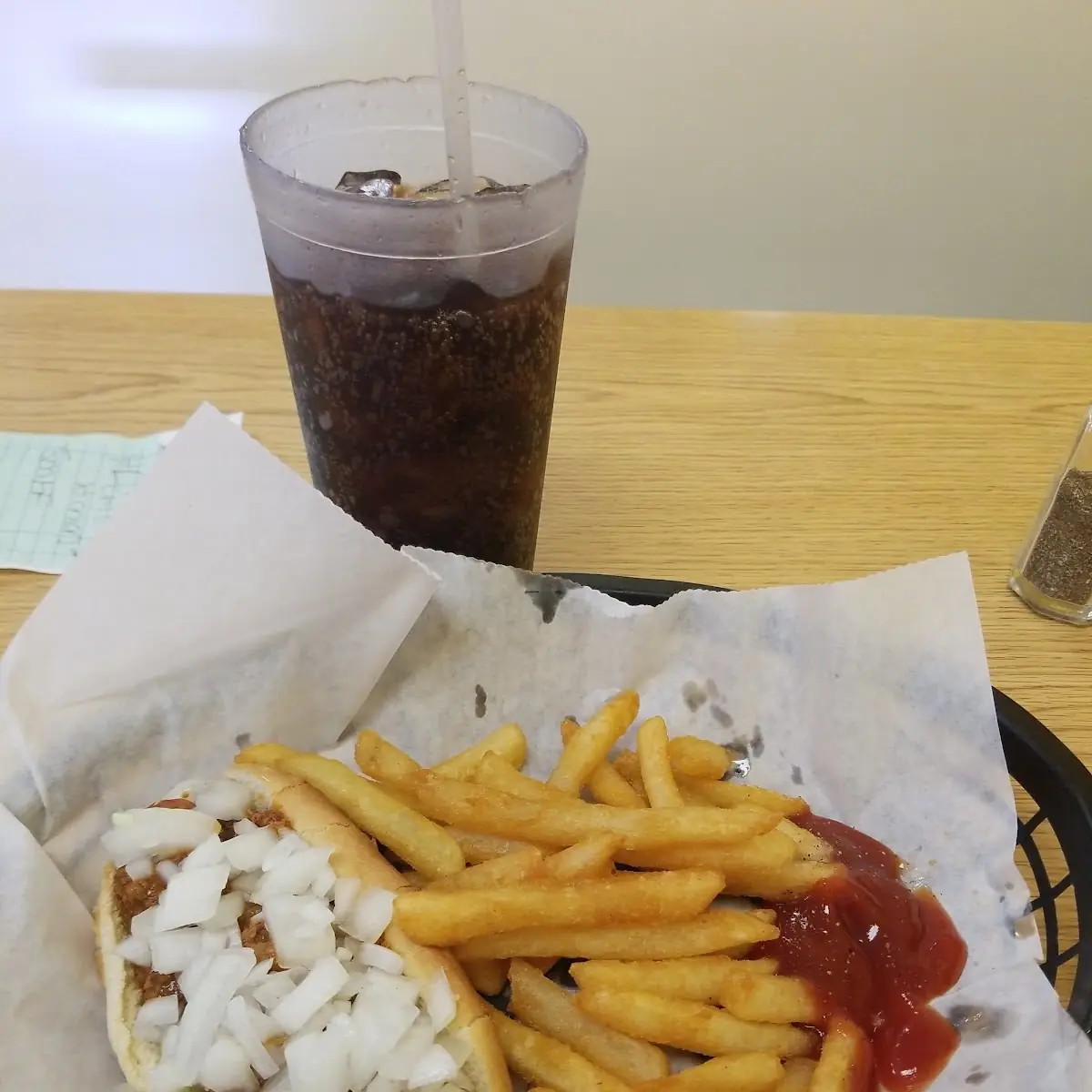 Hot Dog with Fries