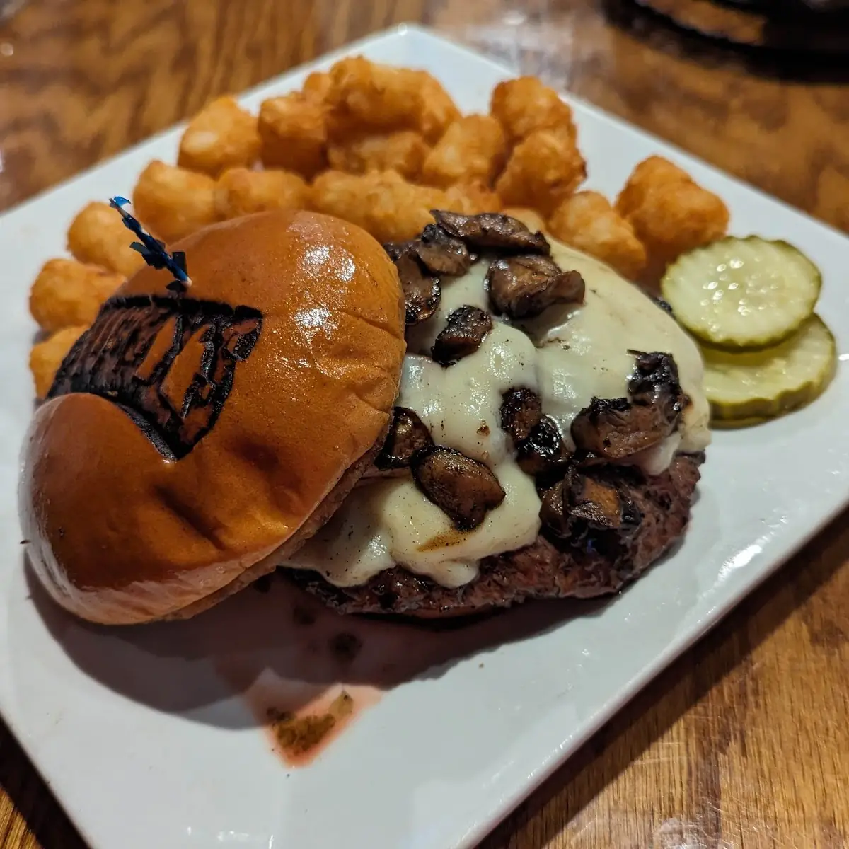 Mushroom Swiss Burger