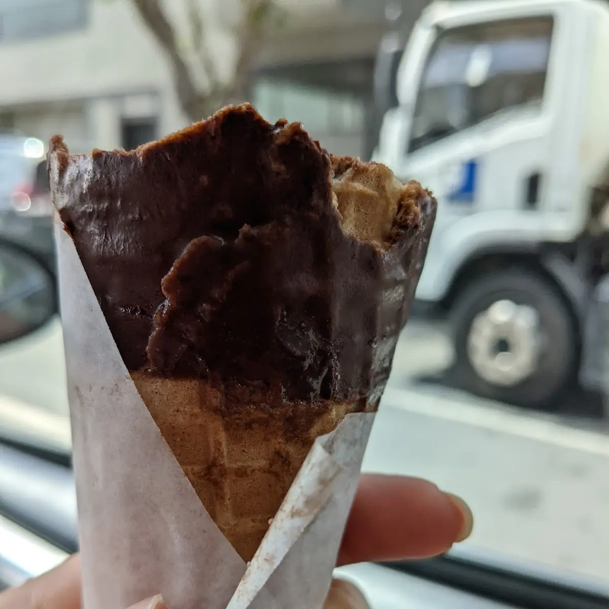 Chocolate Waffle Cone