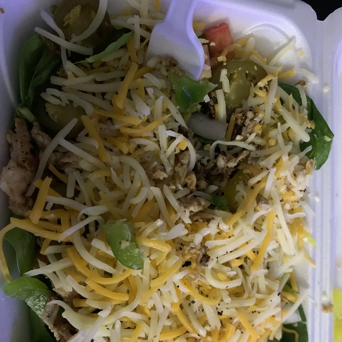 Grilled Chicken Spinach Salad