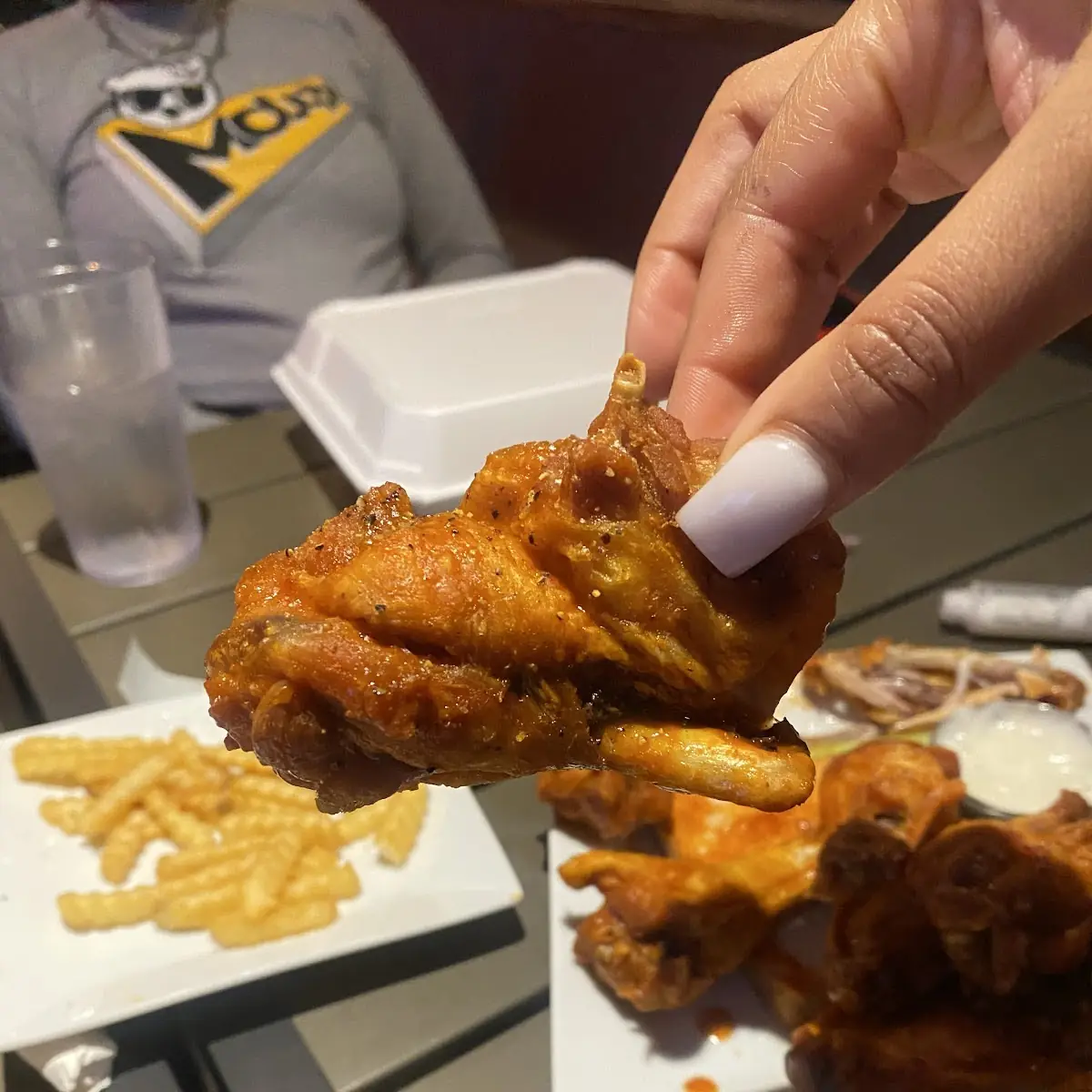 Extra Buffalo Lemon Pepper on Side