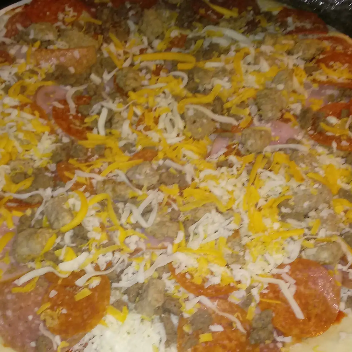 All Meat Pizza Pre Baked