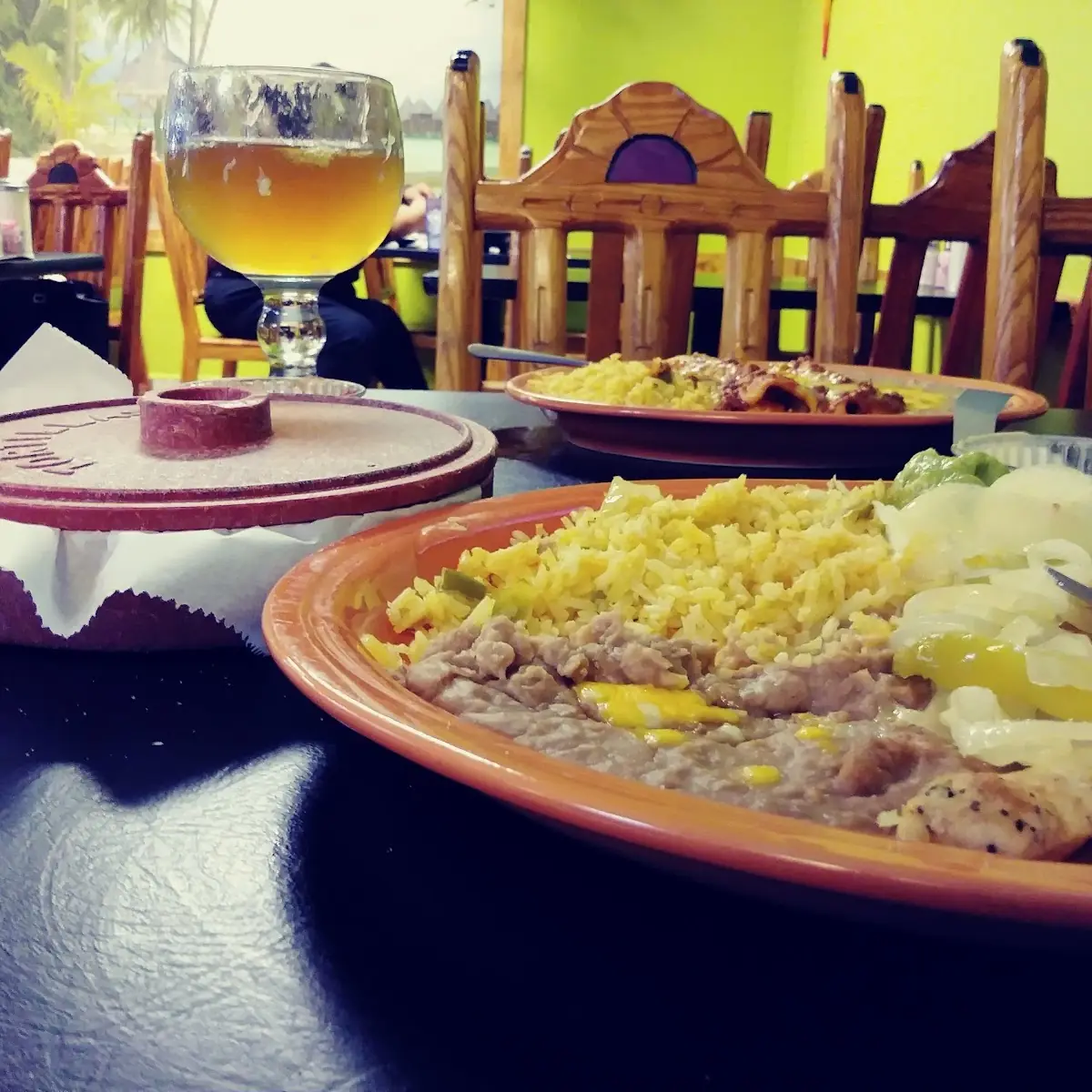 Cheese Enchiladas and Modelo Especial