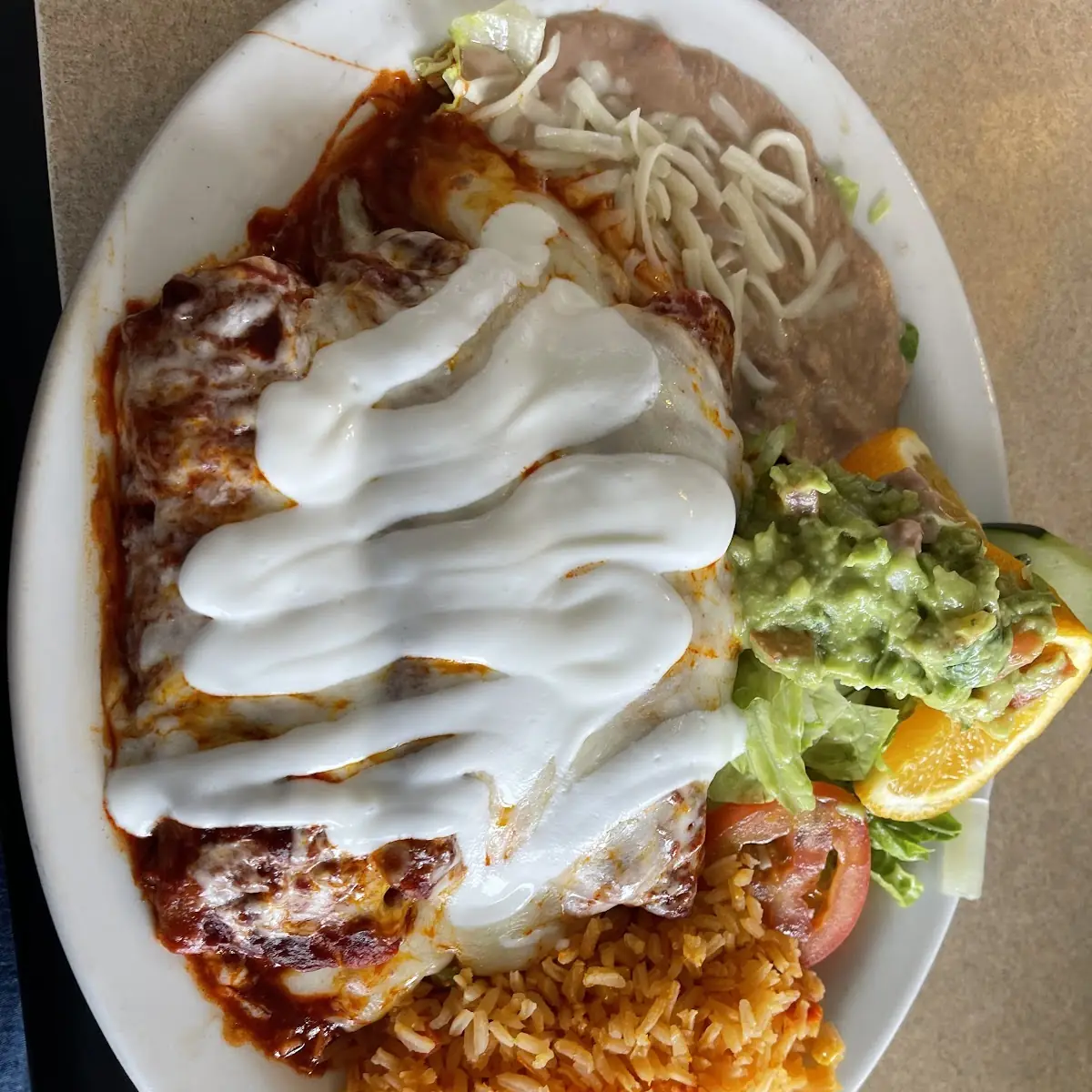 Chilaquiles Rojos Con Cecina