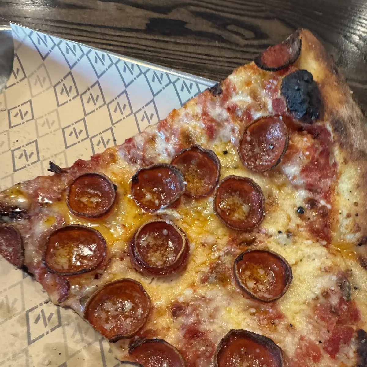 Cup & Char Pepperoni Pizza
