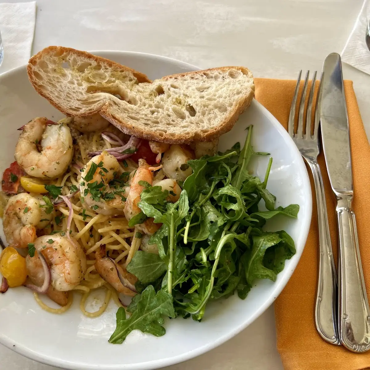 Oven-Roasted Shrimp Scampi