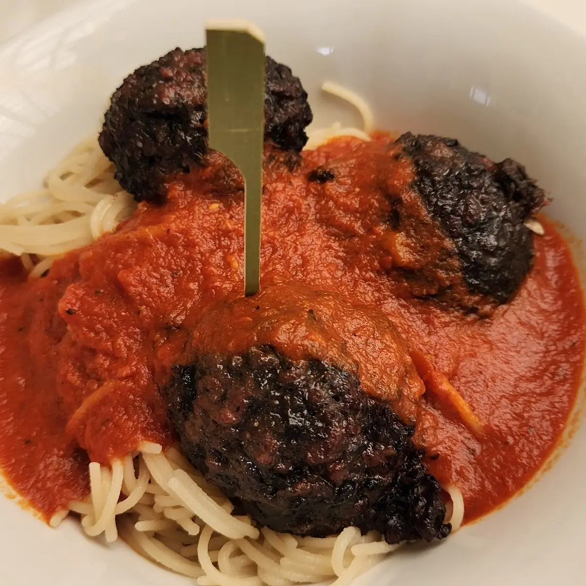 Spaghetti and Impossible Meatballs
