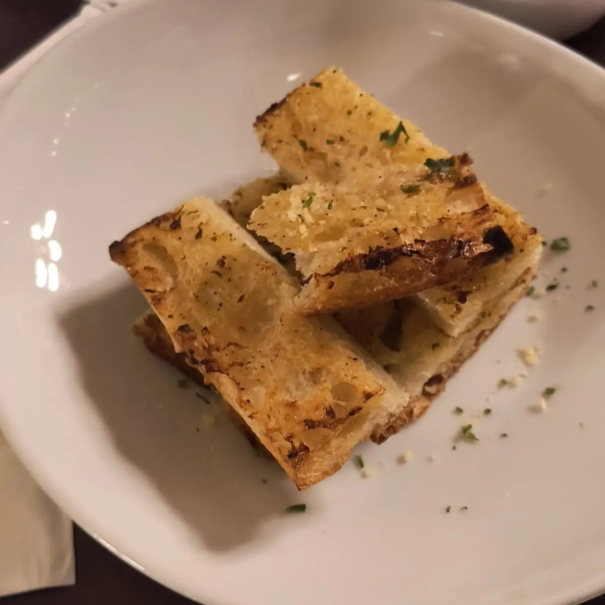 Tony's Garlic Bread for the Table