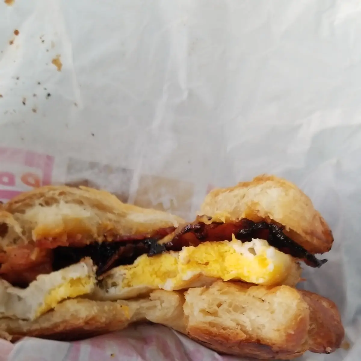 Chipotle Brown Sugar Bacon Egg and Cheese Croissant