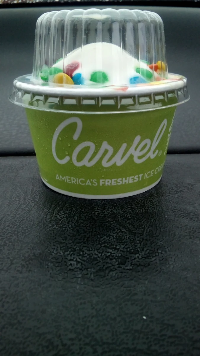 Vanilla Ice Cream with M&ms