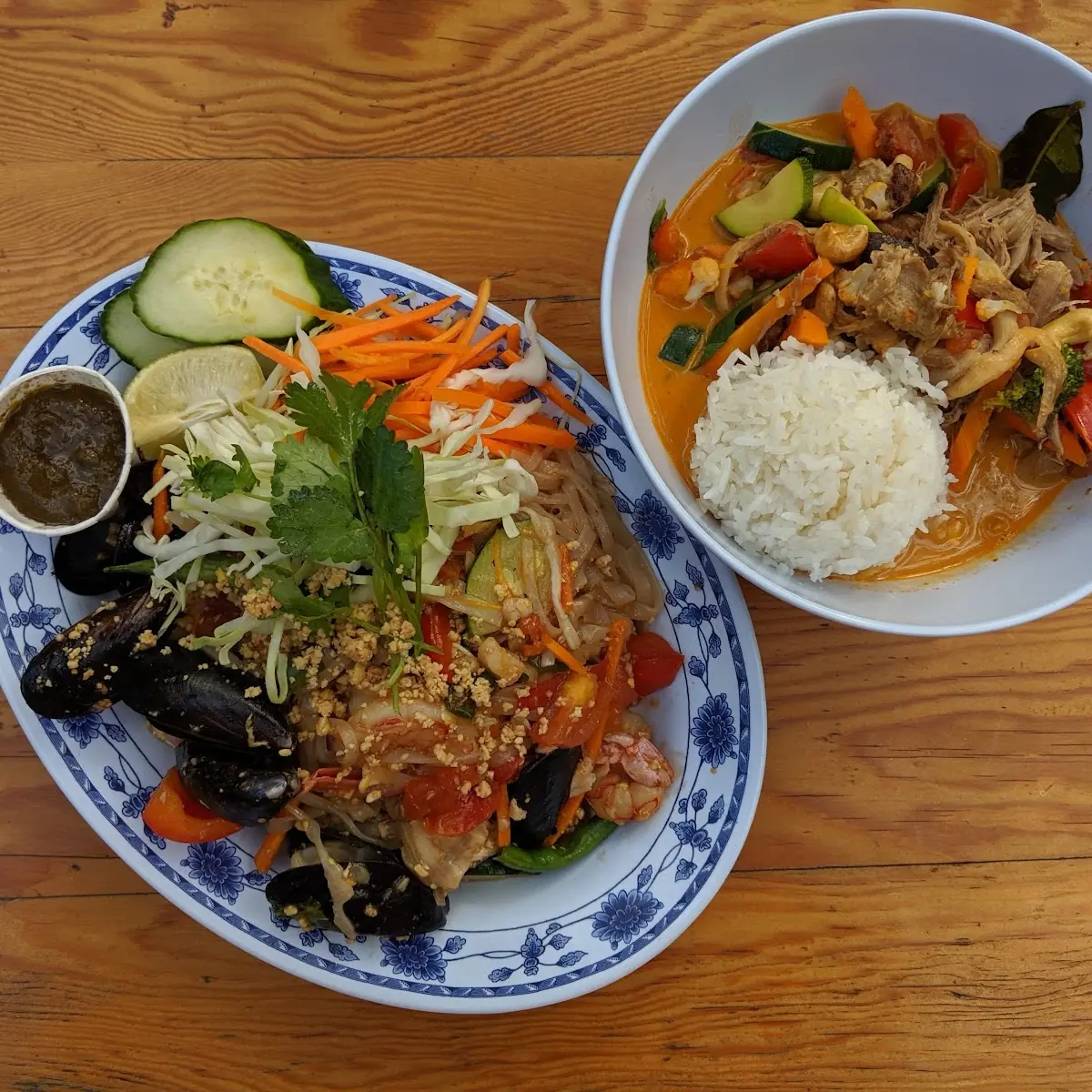 Seafood Drunken Noodle