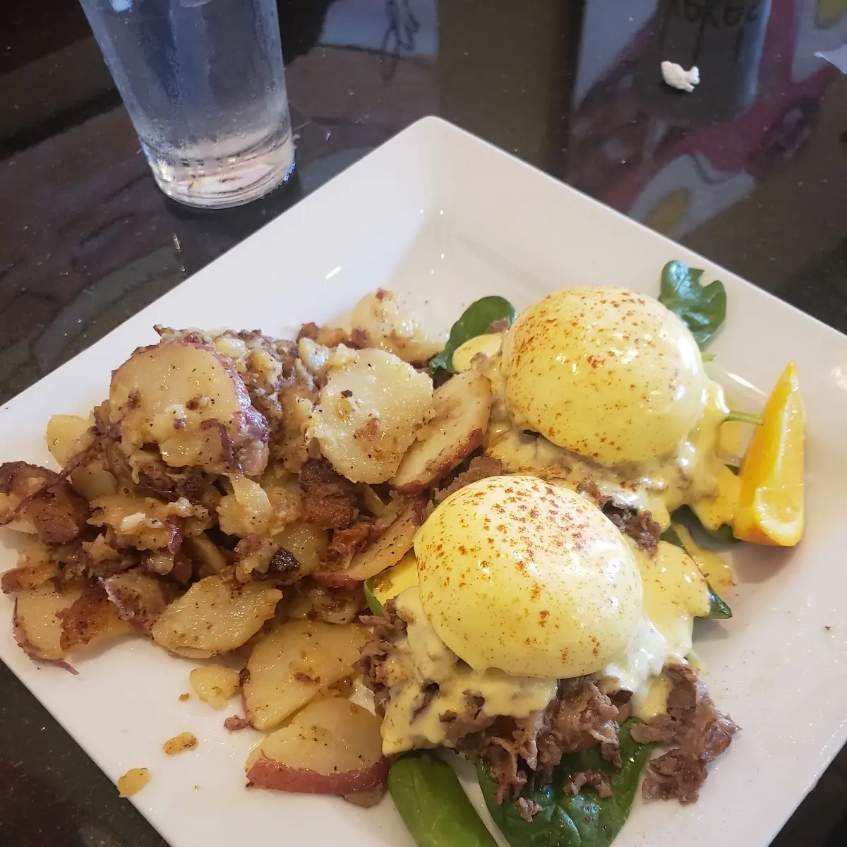 Steak Eggs Florentine