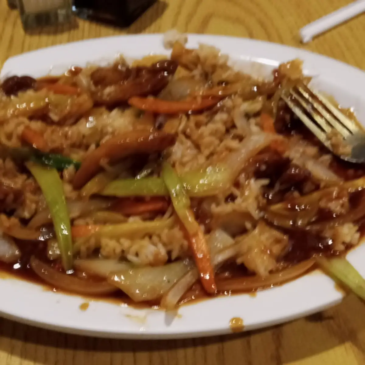 Beef w Garlic Sauce