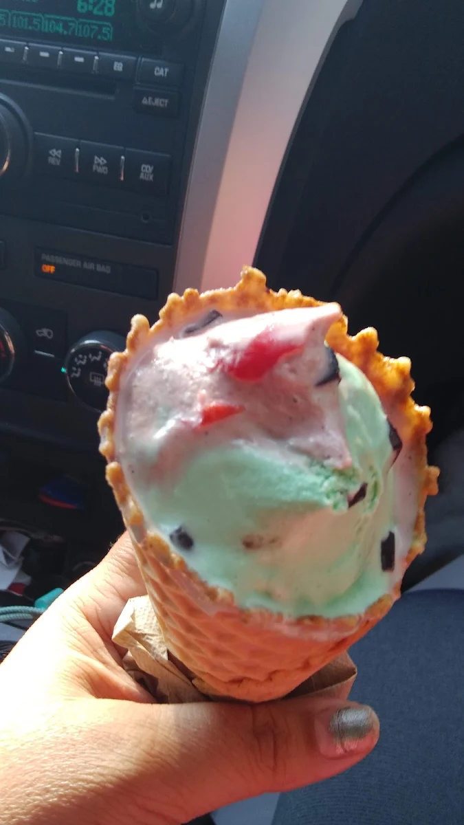 Banana Split Ice Cream Cone