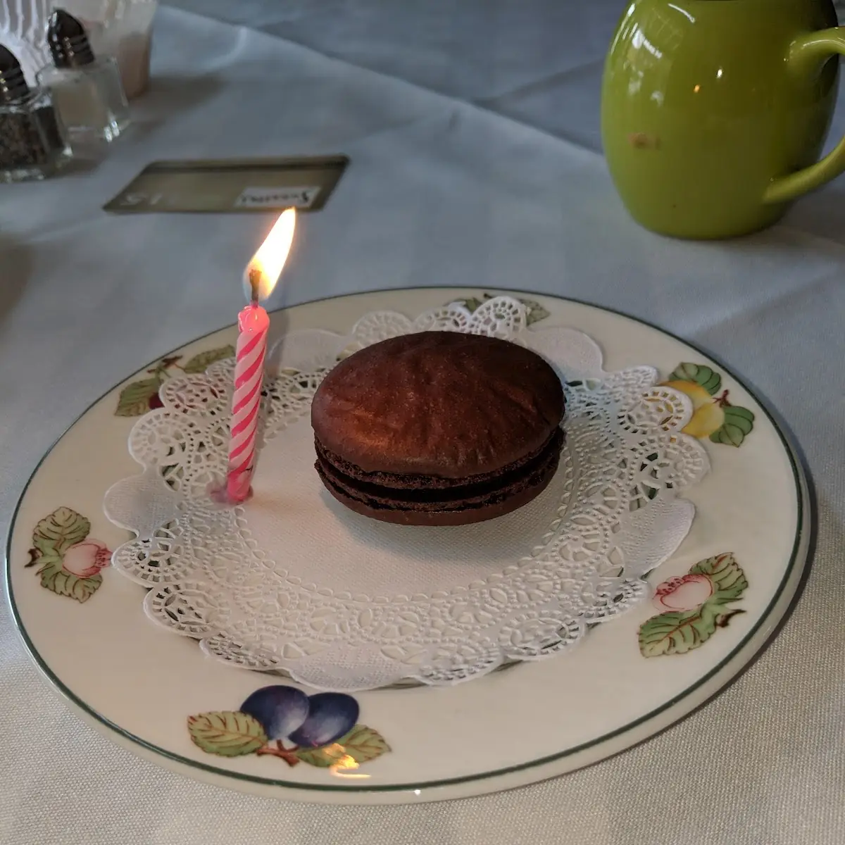 Double Chocolate Macaron