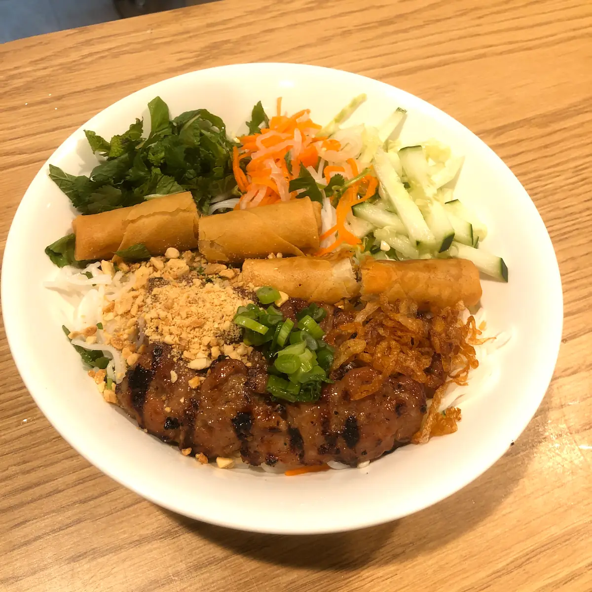 Fried Tofu and Egg Rolls