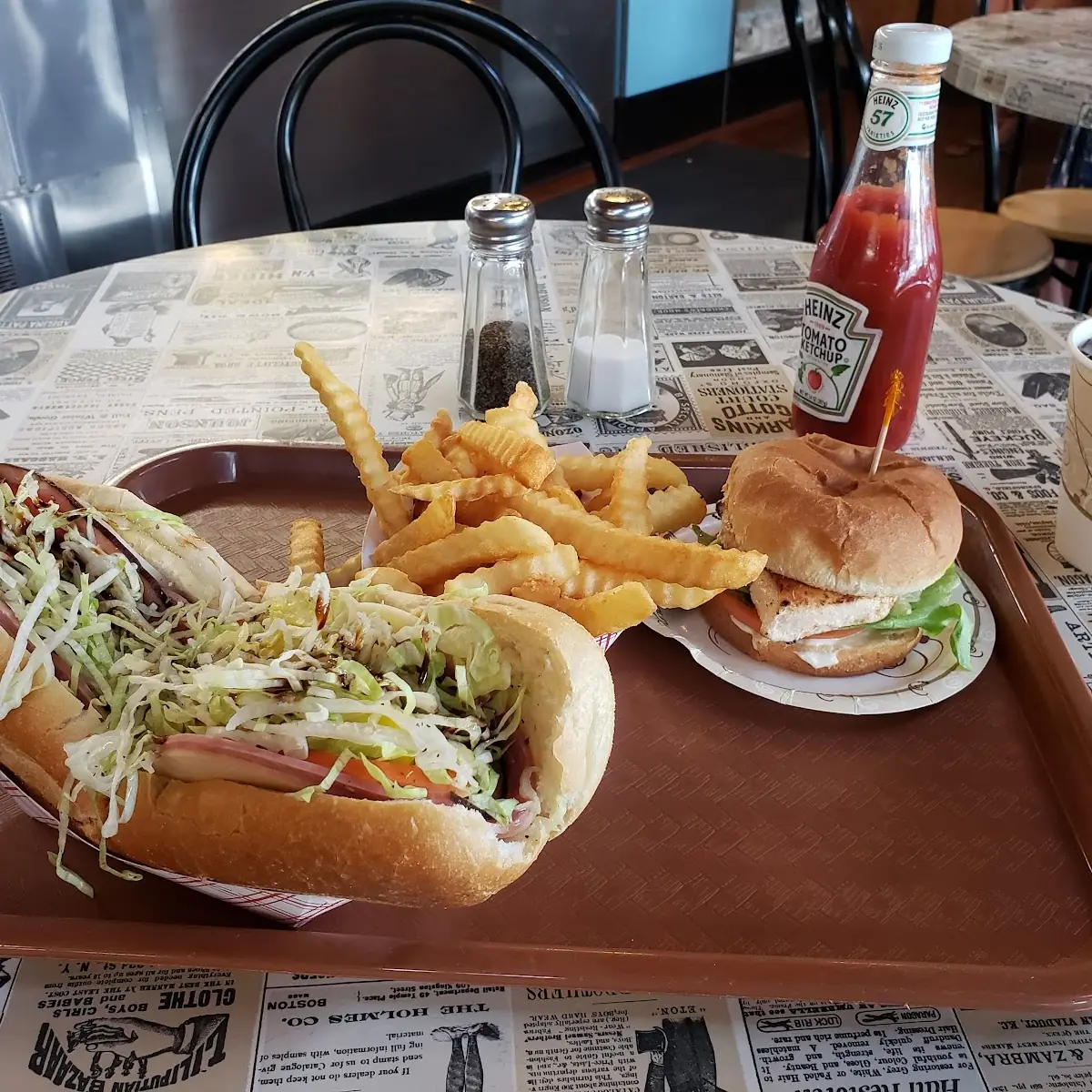 Italian Grinder and Chicken Sandwich