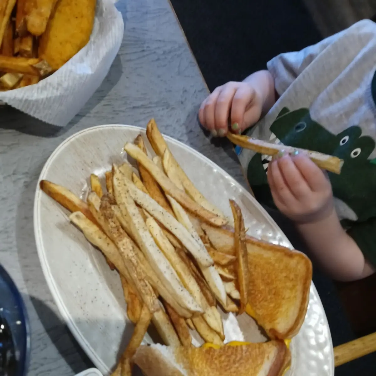 Grilled Cheese and Fries