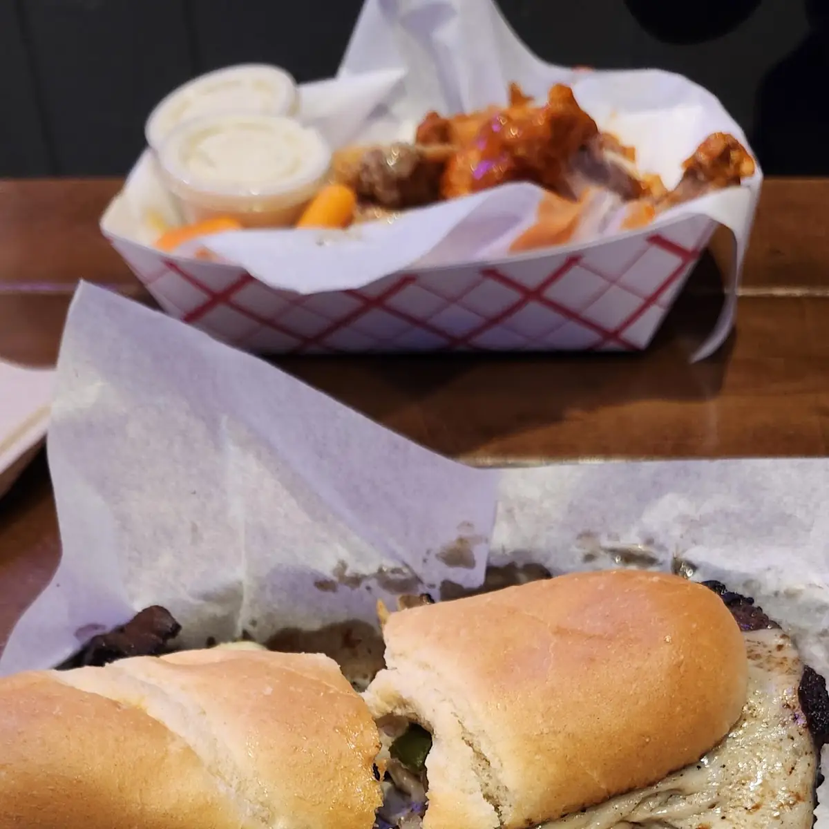 Philly Cheesesteak and Fries