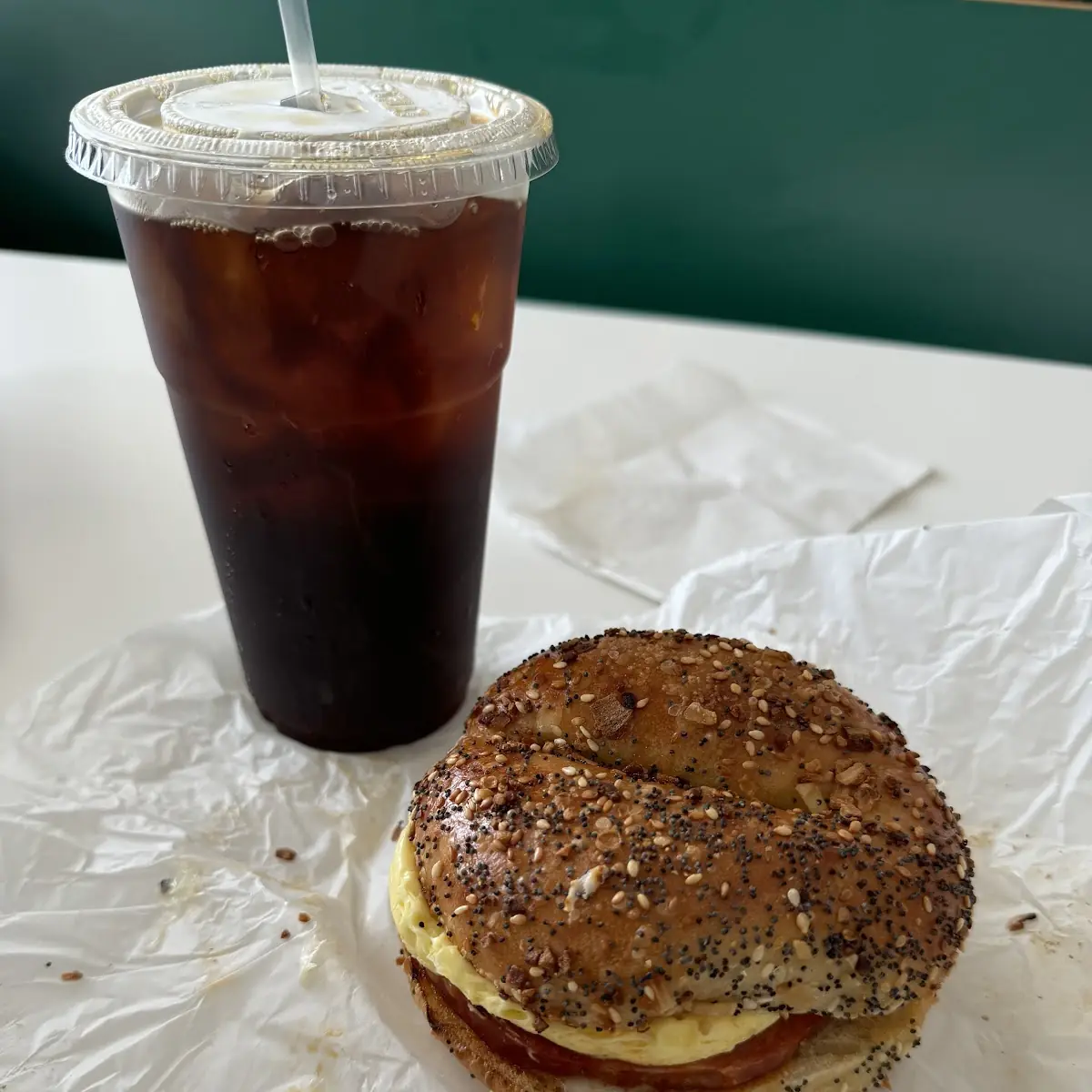 Bagel Egg & Cheese Sandwich Bacon