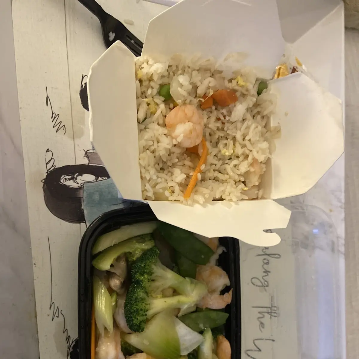 Supposedly Chicken Shrimp Fried Rice