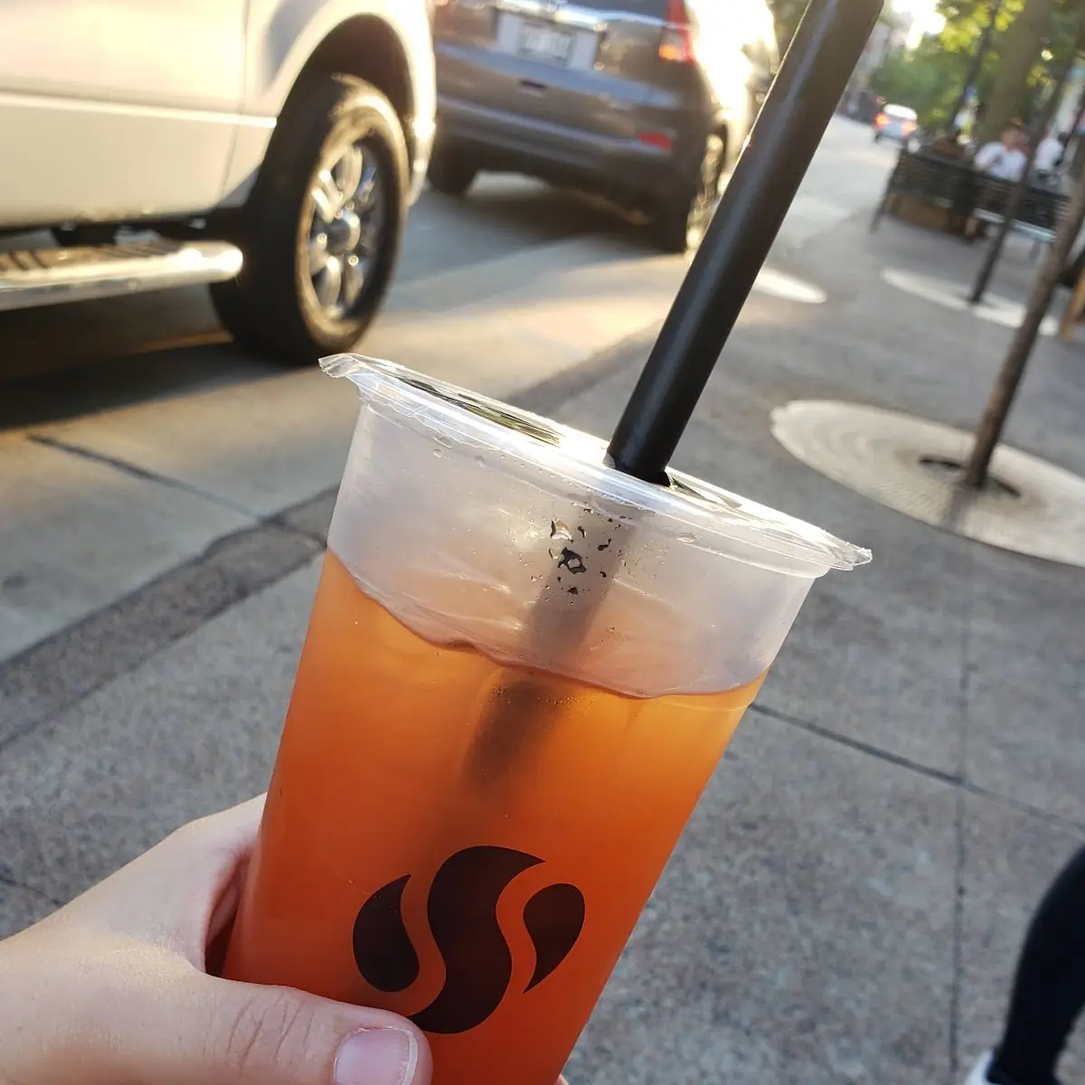 Sunshine Slush with Crystal Boba