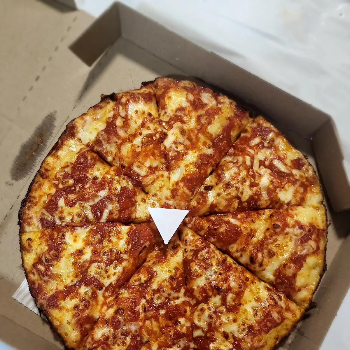 Light Cheese Extra Sauce Pan Pizza