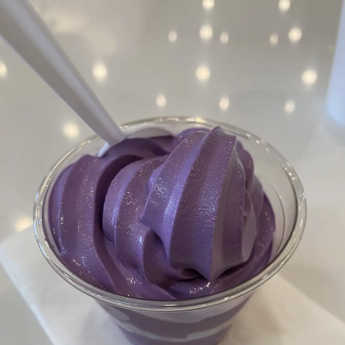 Ube Soft Serve