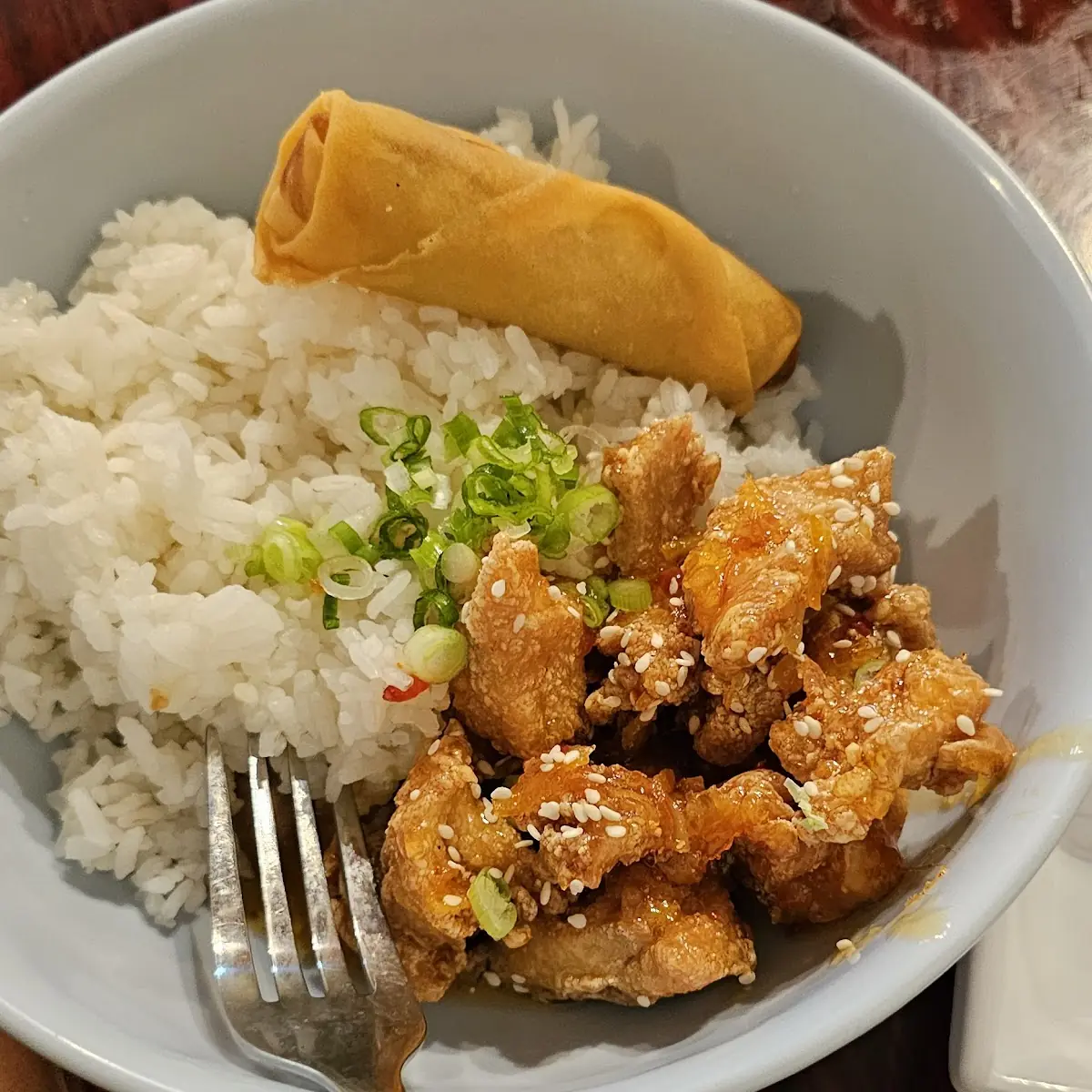 Orange Chicken Rice Bowl