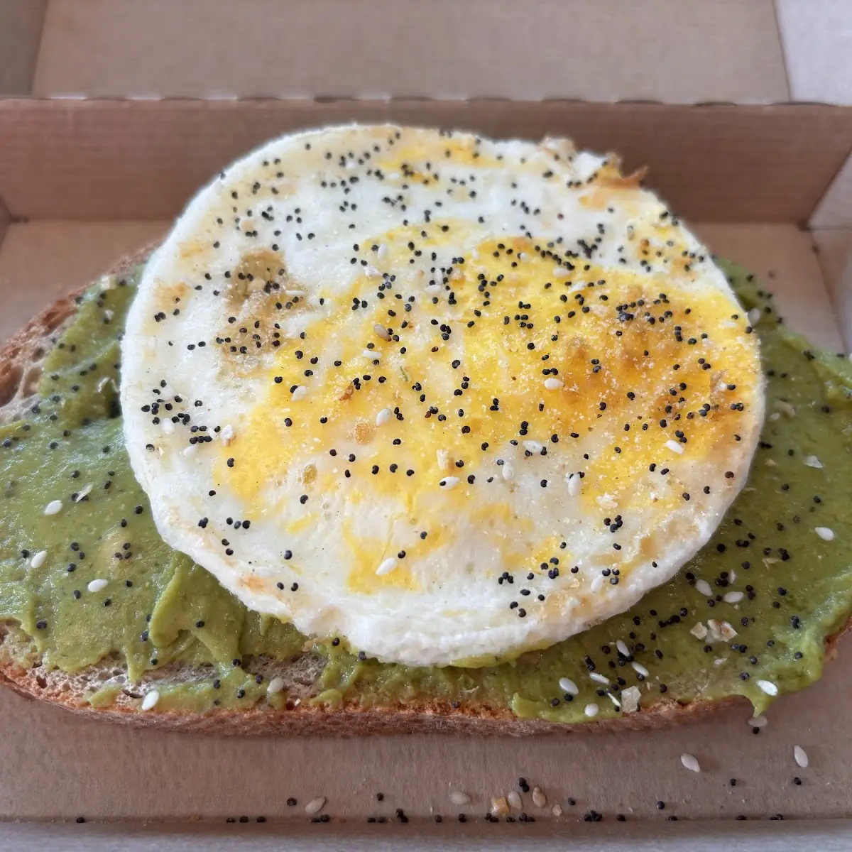 Avocado Toast with a Fried Egg