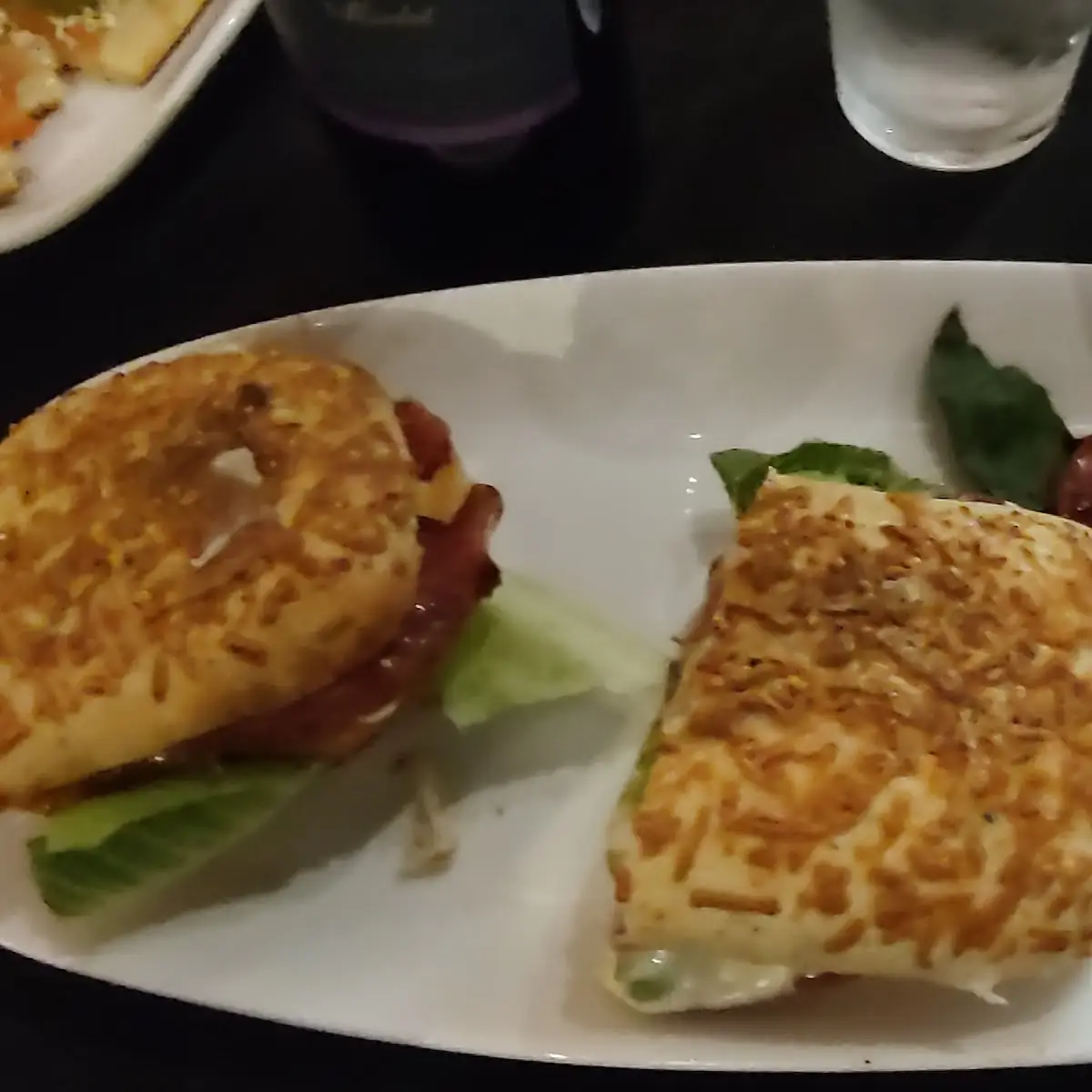 Sandwich with Mozzarella Cheese and Tomatoes