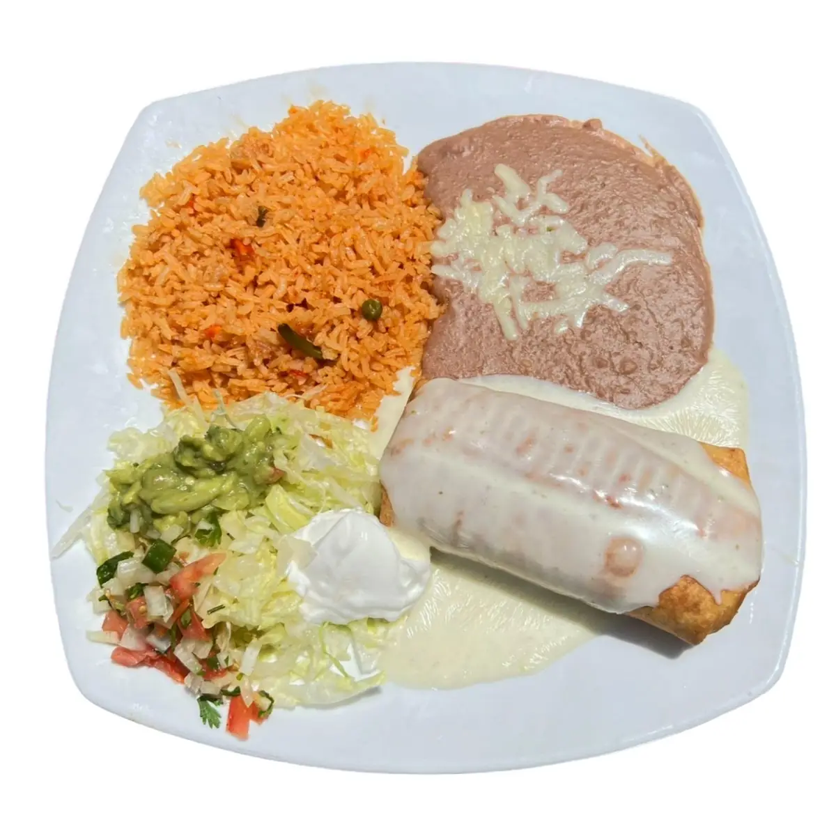 Chimichanga Mexican Rice & Beans
