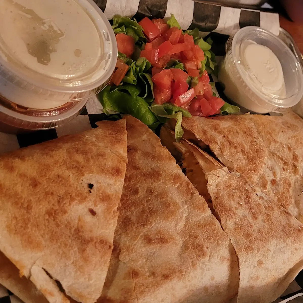 Breaded Chicken Quesadilla