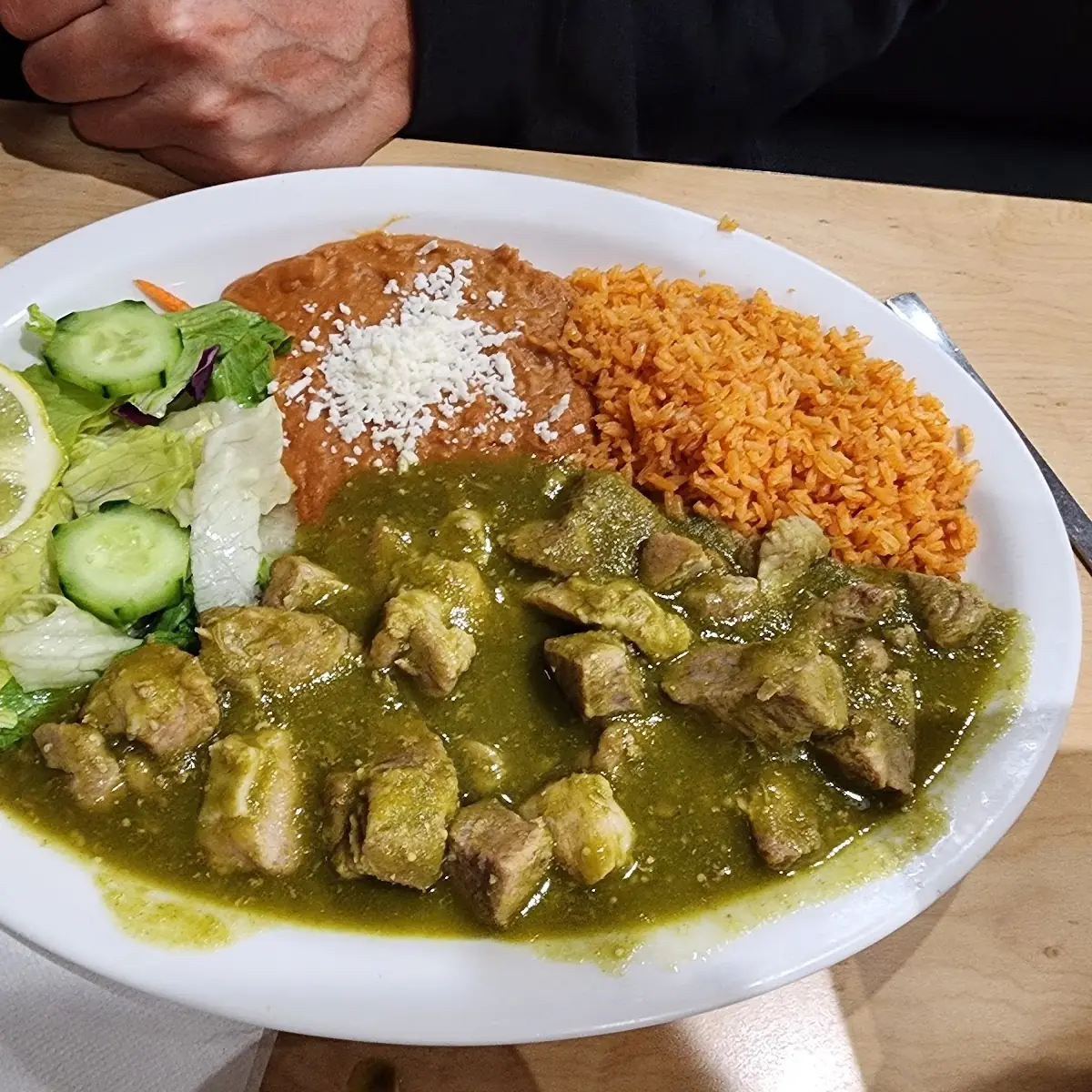 Chile Verde Plate