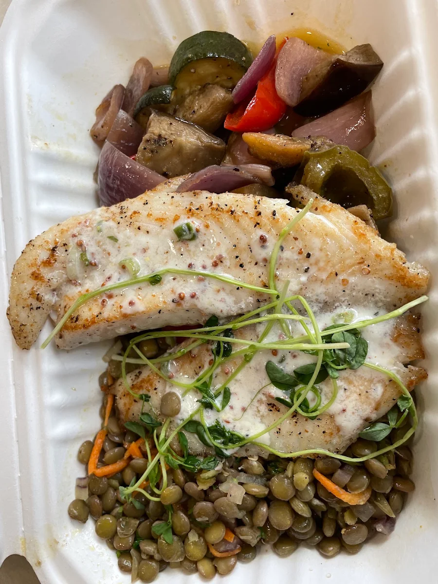 Grilled Tilapia, East Meets West Bistro