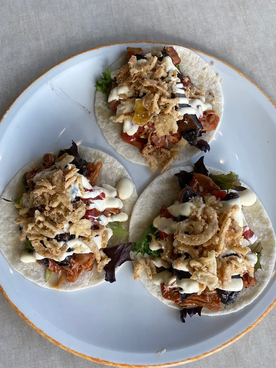 Jackfruit Tacos, East Meets West Bistro