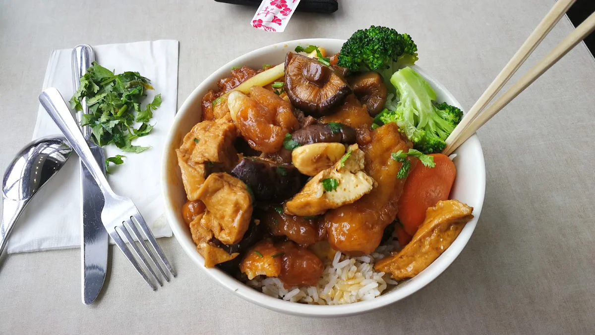 Teriyaki Chicken, East Meets West Bistro
