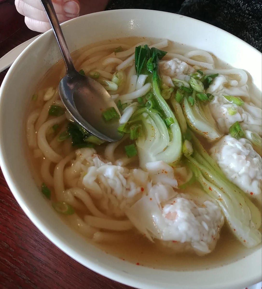 Wonton Noodle Soup, East Meets West Bistro